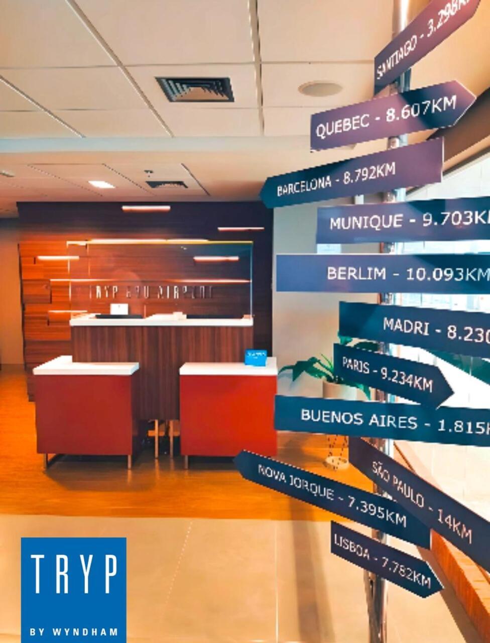 Tryp By Wyndham Sao Paulo Airport - Hotel De Transito Terminal 3 -Lado Ar - Area Restrita A Passageiros Ja Embarcados - Piso 1 Guarulhos Exteriér fotografie