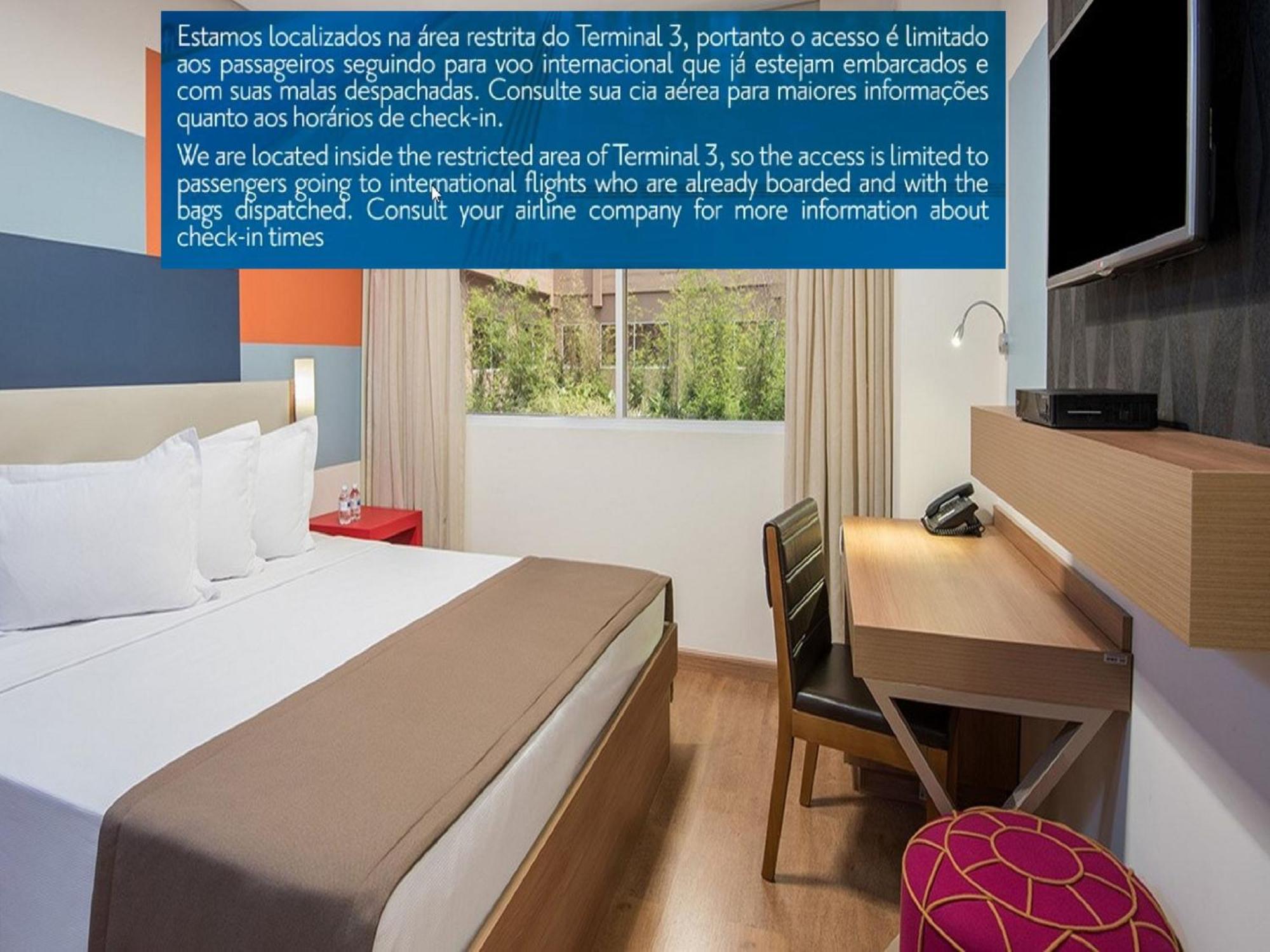 Tryp By Wyndham Sao Paulo Airport - Hotel De Transito Terminal 3 -Lado Ar - Area Restrita A Passageiros Ja Embarcados - Piso 1 Guarulhos Exteriér fotografie