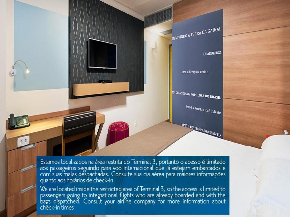 Tryp By Wyndham Sao Paulo Airport - Hotel De Transito Terminal 3 -Lado Ar - Area Restrita A Passageiros Ja Embarcados - Piso 1 Guarulhos Exteriér fotografie