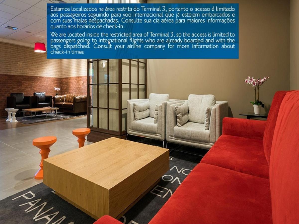 Tryp By Wyndham Sao Paulo Airport - Hotel De Transito Terminal 3 -Lado Ar - Area Restrita A Passageiros Ja Embarcados - Piso 1 Guarulhos Exteriér fotografie
