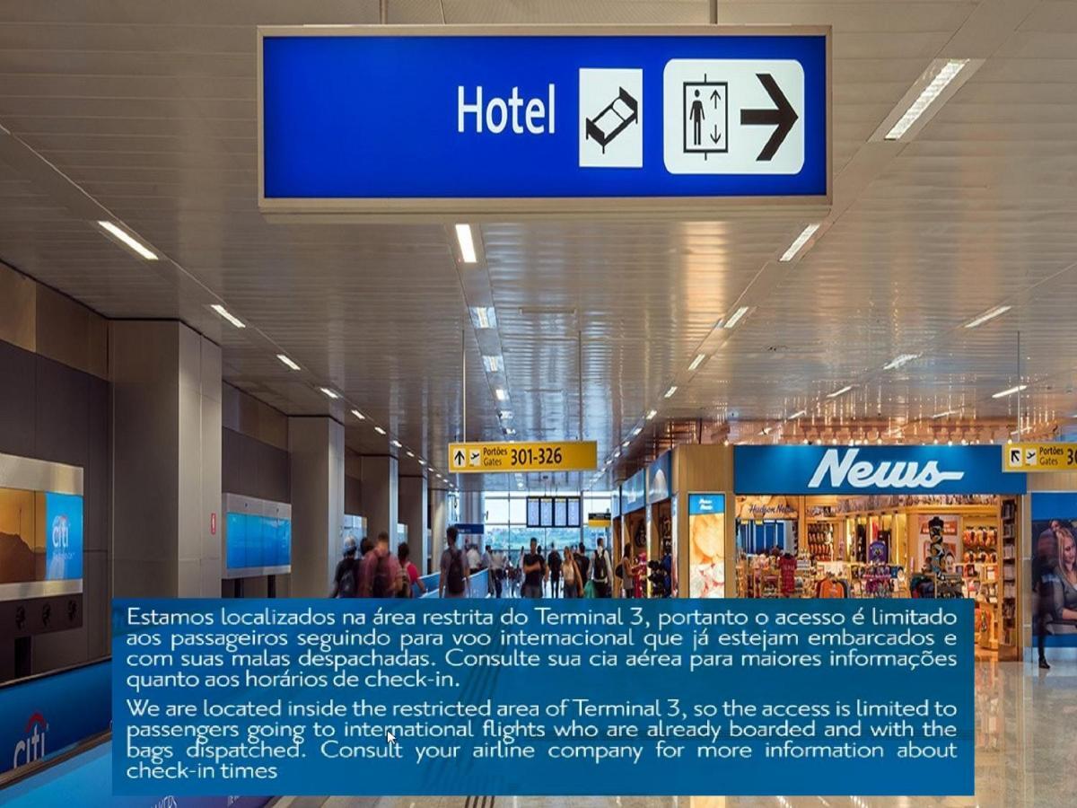 Tryp By Wyndham Sao Paulo Airport - Hotel De Transito Terminal 3 -Lado Ar - Area Restrita A Passageiros Ja Embarcados - Piso 1 Guarulhos Exteriér fotografie